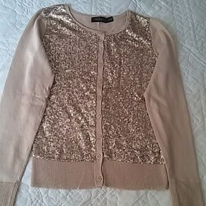 The Limited Sequin Cardigan Sweater